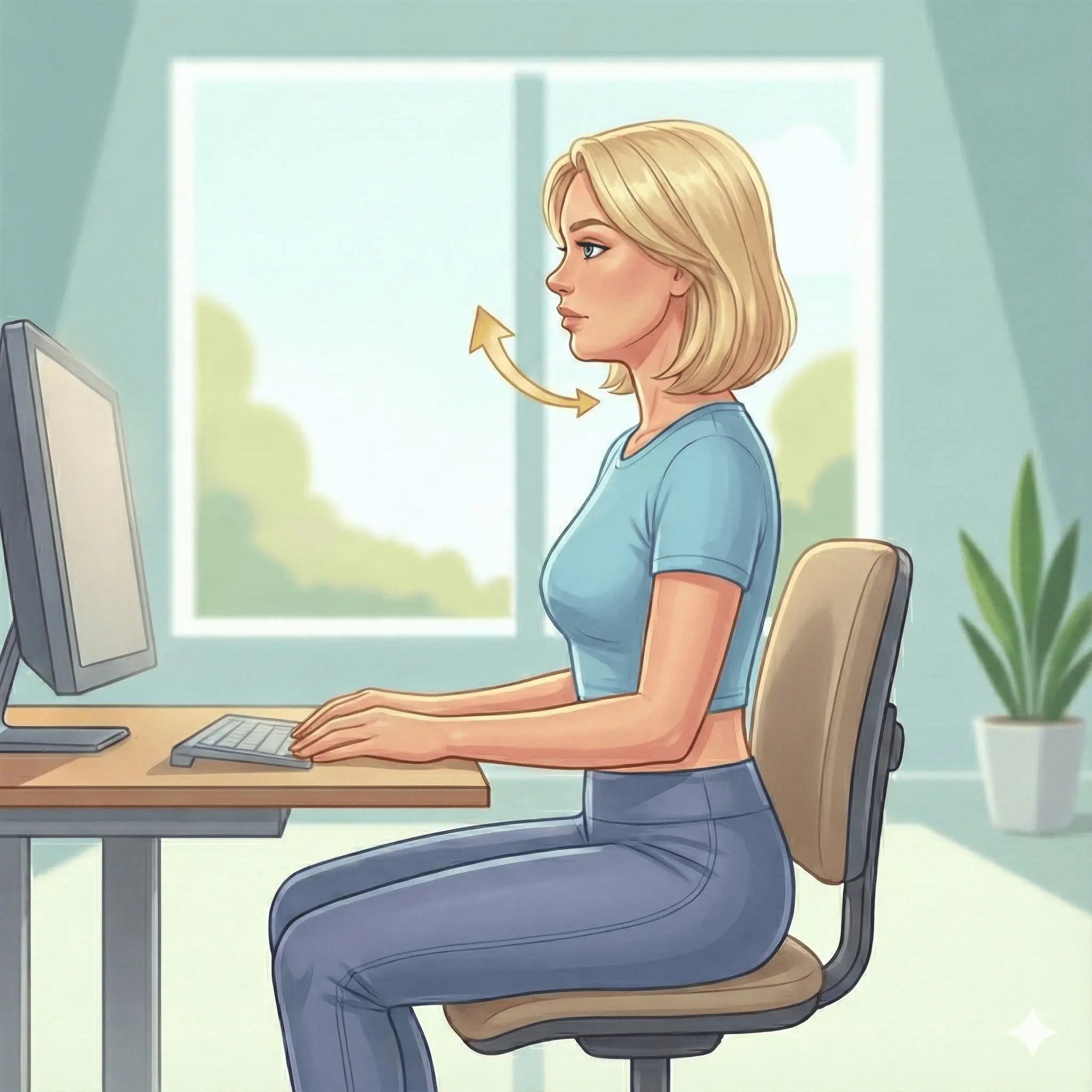 O Queixo Duplo (Chin Tuck)