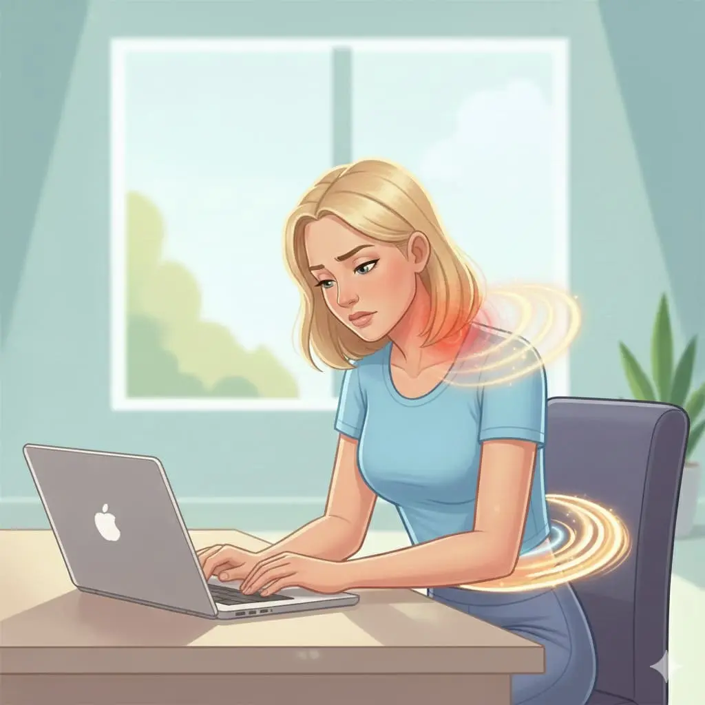 Dor no Pescoço e Ombro: A Tensão do Computador